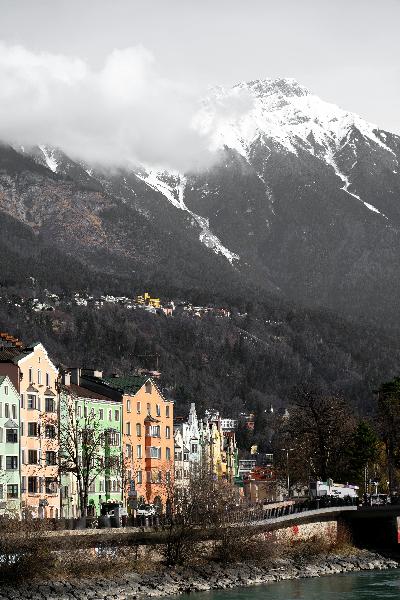 Innsbruck Stadtpanorama mit Nordkette